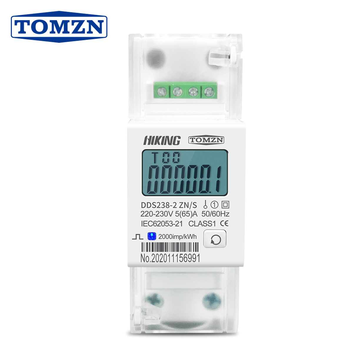Energy Meter Bidirectional - 5(65)A 220V 230V 50HZ 60HZ Voltage