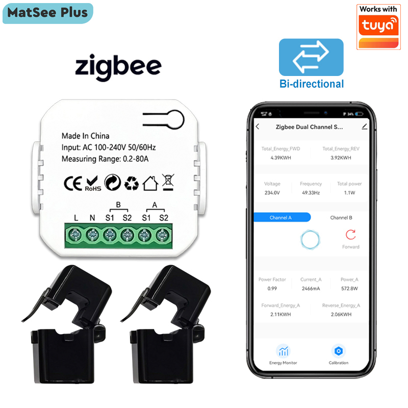 Energy Meter Bidirectional - Smart ZigBee Energy Meter Bidirectional 1,