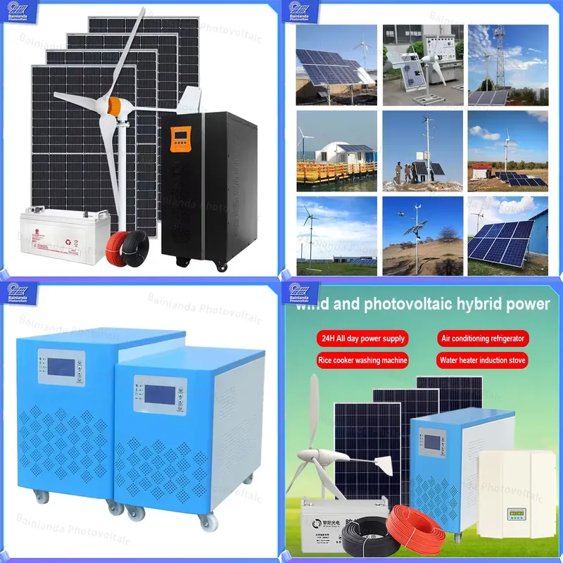 3KW 5KW 8KW Hybrid Wind Solar  - Renewable Energy Wind Solar ulasan dan harga