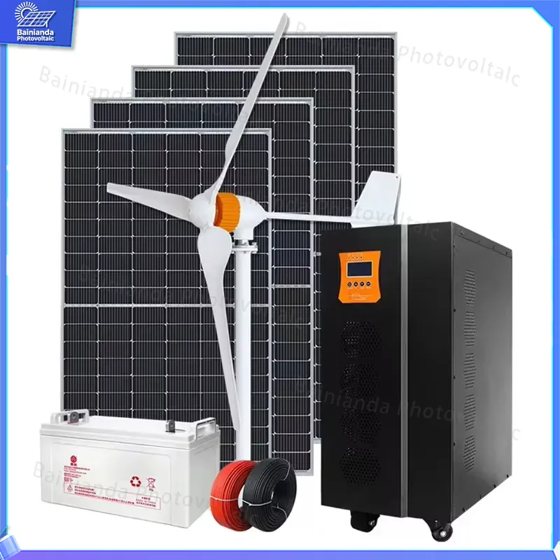 3KW 5KW 8KW Hybrid Wind Solar  - Renewable Energy Wind Solar ulasan dan harga