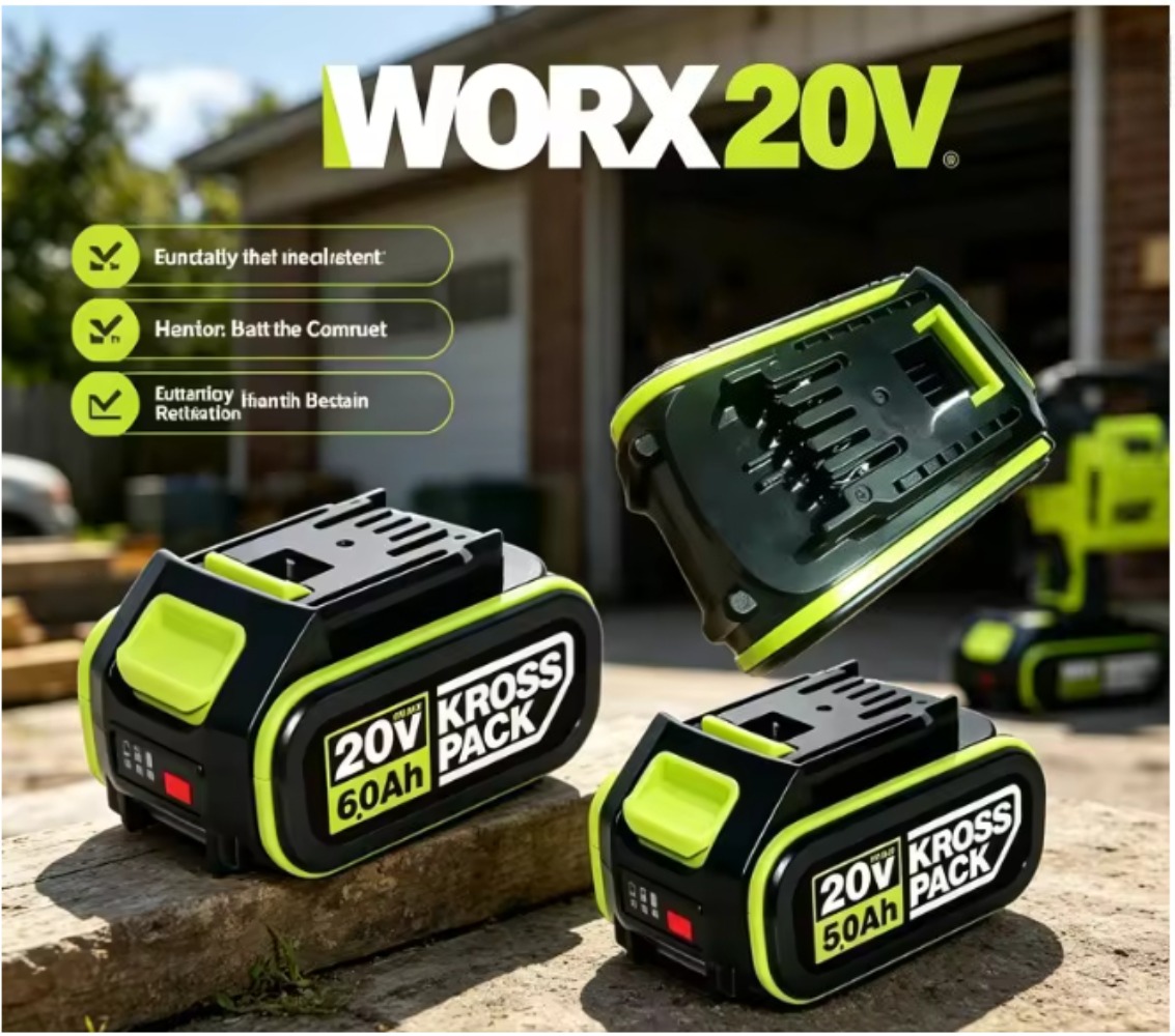 Genuine Green WORX 20V 4.0Ah P - Renewable Energy Project ulasan dan harga