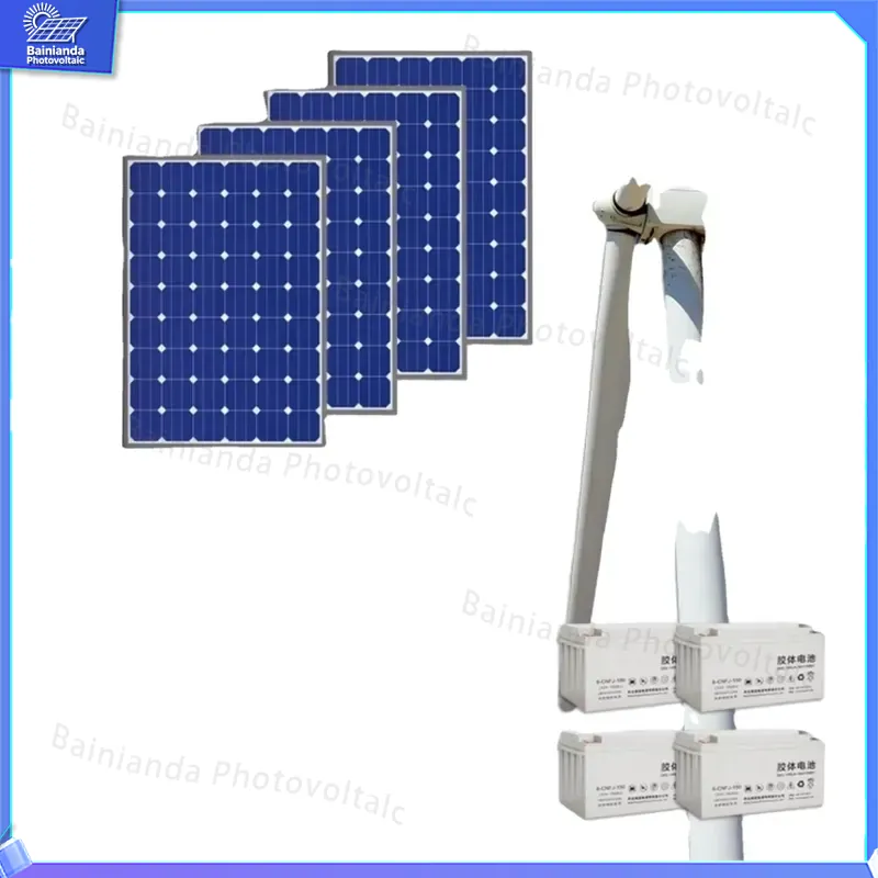 5KW 10KW 20KW Hybrid Solar Win - Renewable Energy Wind Solar ulasan dan harga