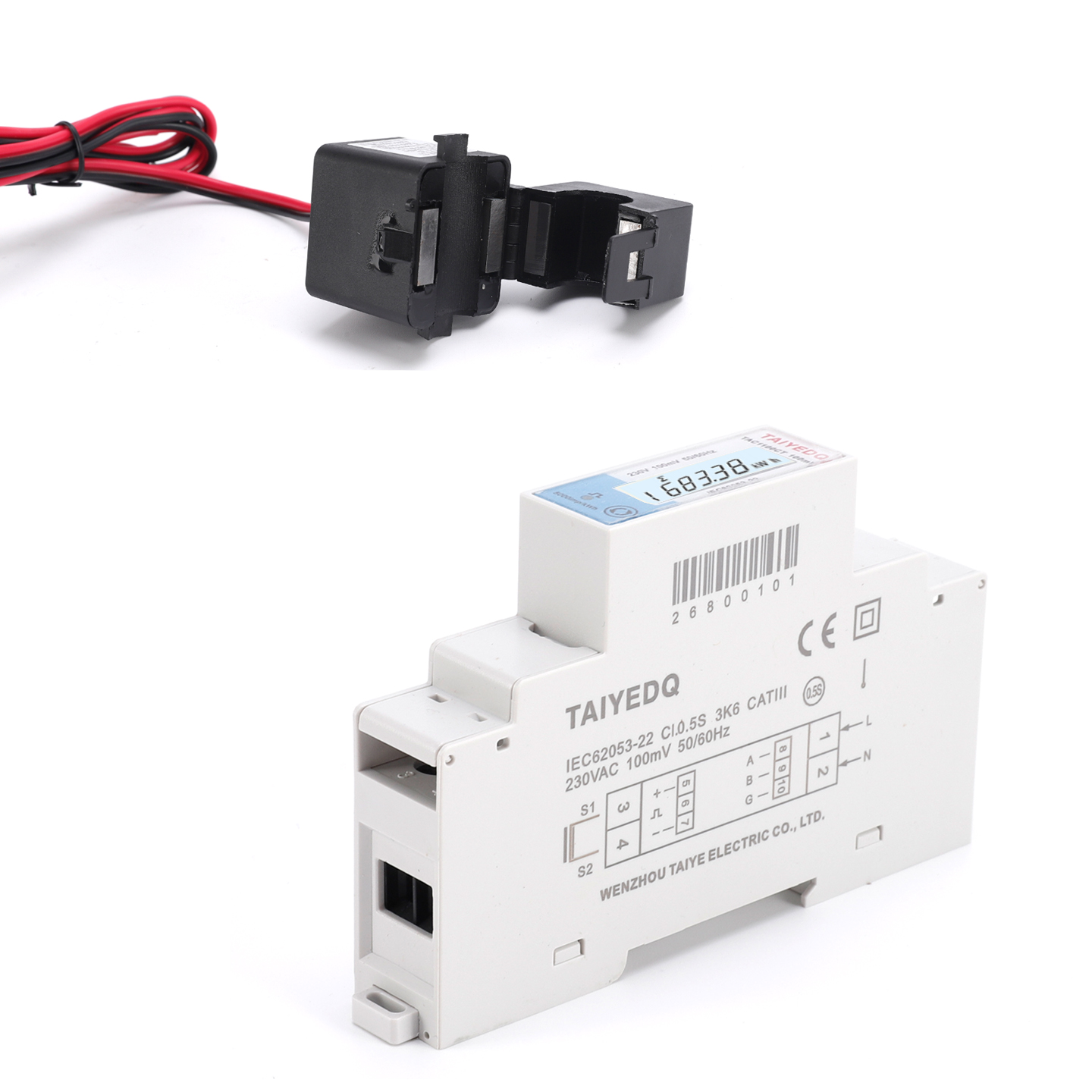 230VAC DIN Rail Single-Phase B - Energy Meter Bidirectional ulasan dan harga