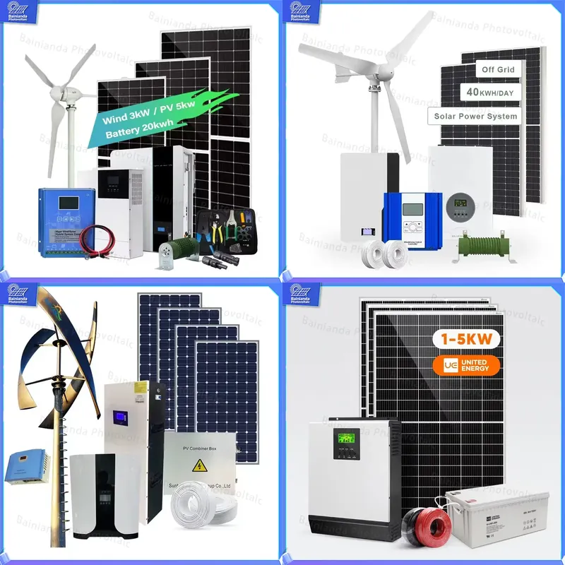 3KW Solar Wind Turbine Generat - Renewable Energy Wind Solar ulasan dan harga