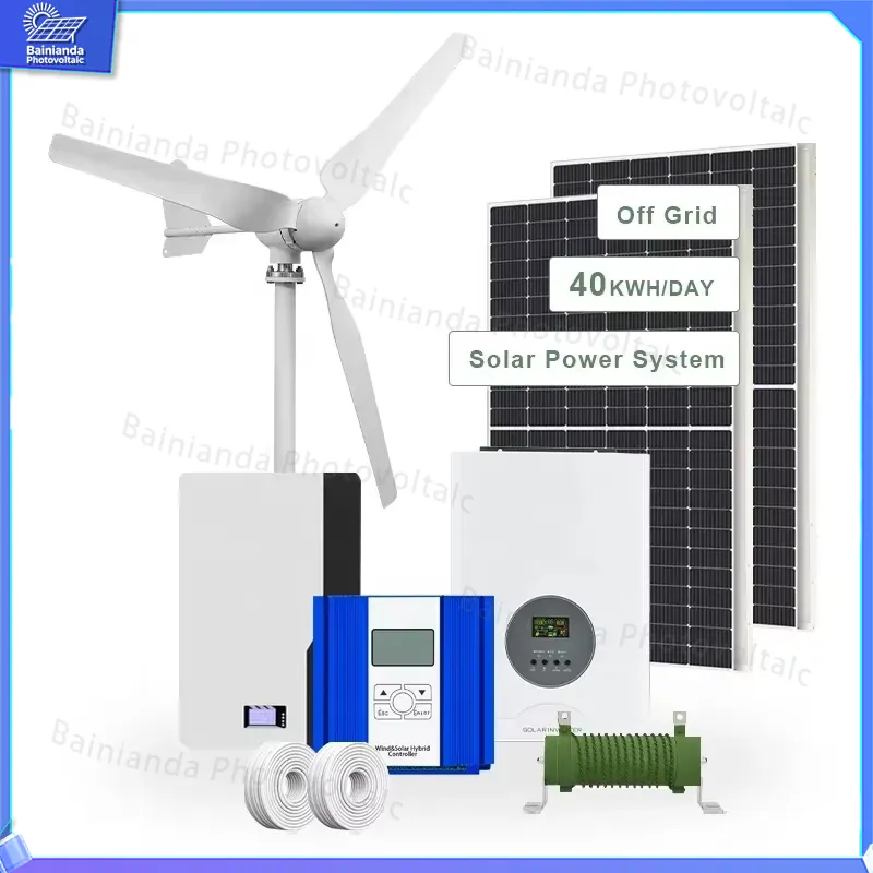 3KW Solar Wind Turbine Generat - Renewable Energy Wind Solar ulasan dan harga