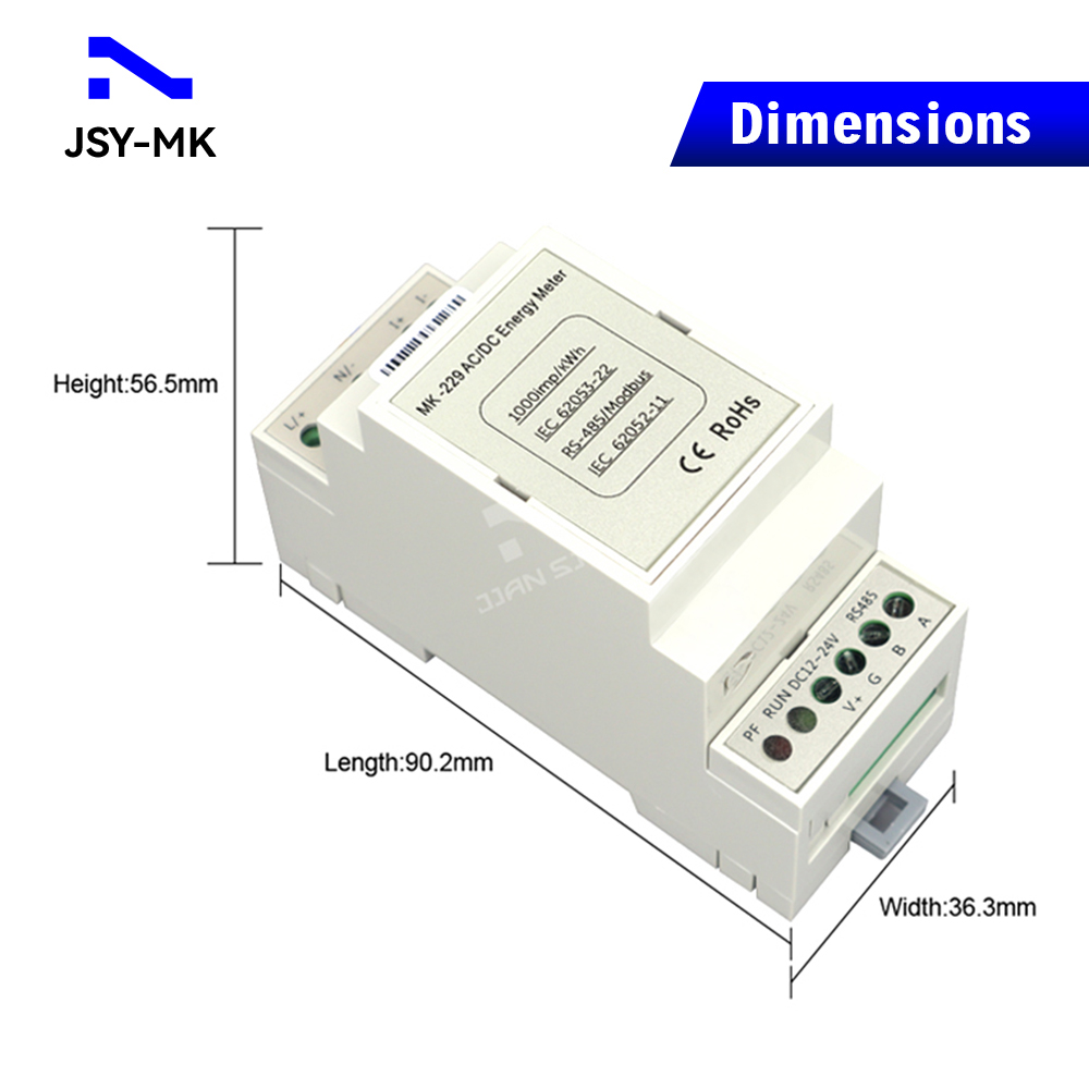 JSY-MK-229 DC 100A Bidirection - Energy Meter Bidirectional ulasan dan harga