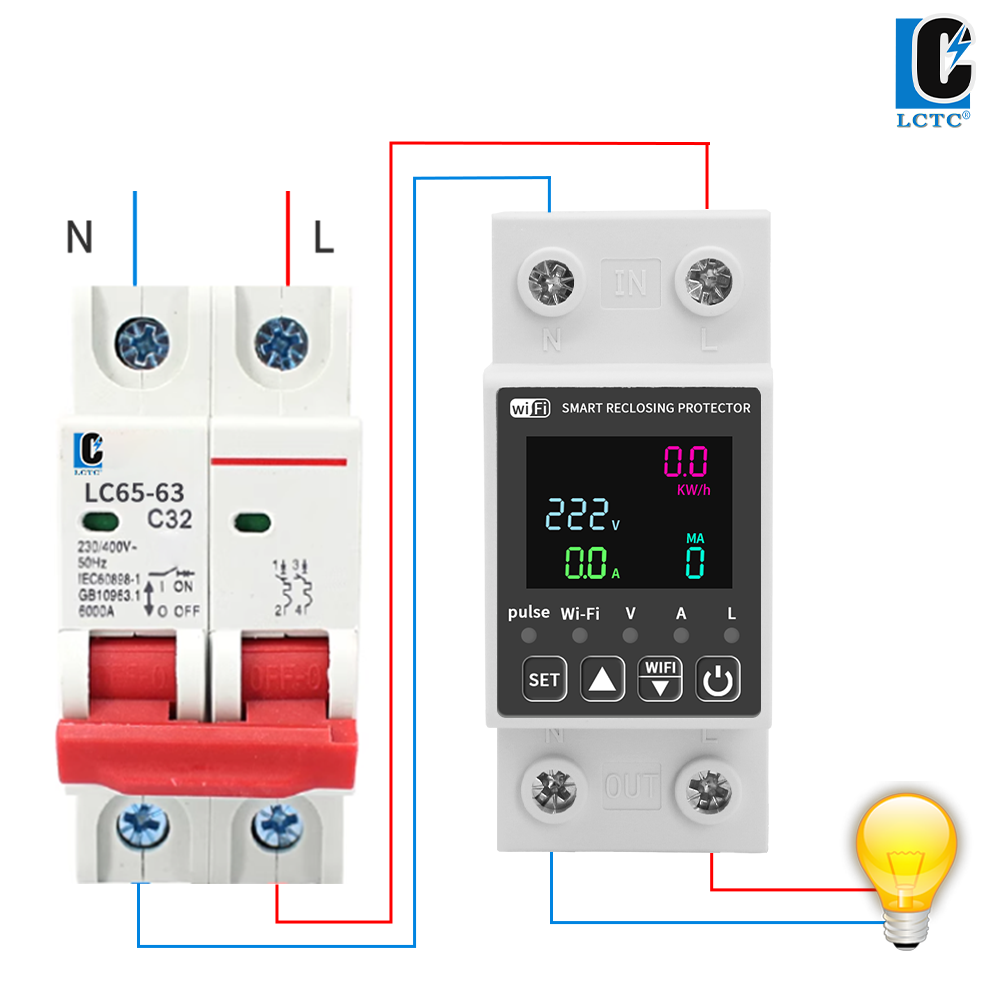 Tuya WiFi Digital Display Inte - Energy Meter Bidirectional ulasan dan harga