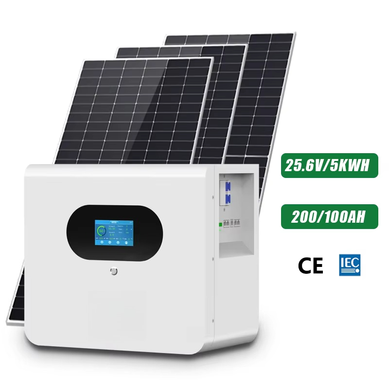 Hybrid 5kw 10kw Solar Home Ene - Lithium Battery 100Ah ulasan dan harga