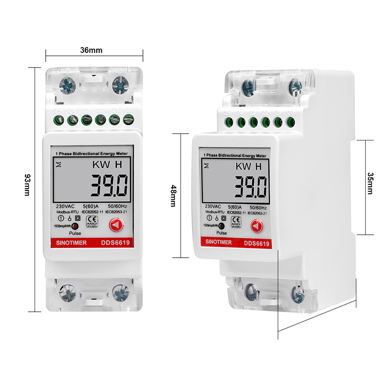Top Vendor Single Phase AC 230 - Energy Meter Bidirectional ulasan dan harga