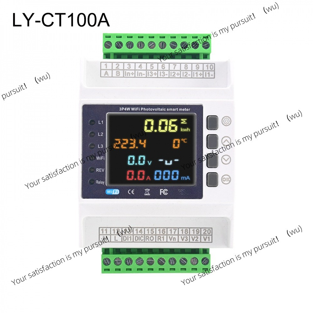 3 Phase Energy Meter 100/200/1 - Energy Meter Bidirectional ulasan dan harga
